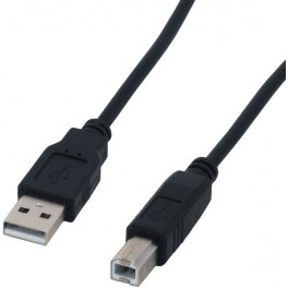 Connectique Câble USB Type AB Mâle 1,8 Mètres