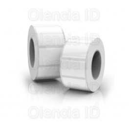 Etiquettes en bobine PP Blanc brillant - Mandrin 50,8 mm -  imprimante jet d'encre