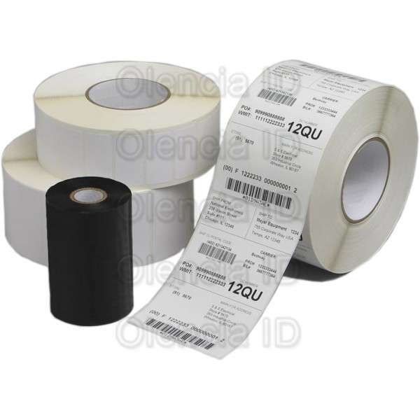 Johiux Étiquettes Autocollantes 1600PCS， 50mm x 30mm Autocollant Thermique  Étiquettes Collantes Étiquettes Collantes Labels Imprimantes à Rouleau Pour