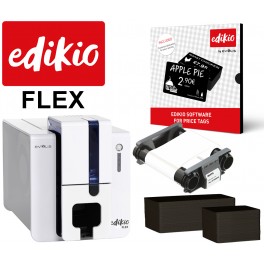 Solution d'impression Edikio Price Tag Evolis version FLEX