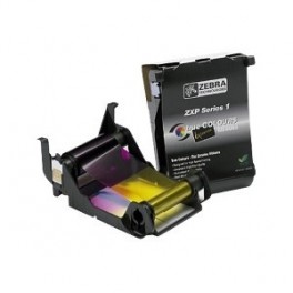 Ruban couleur 1/2 YMCKO pour Zebra ZXP Series 1  - 400 cartes