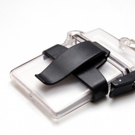 Clip ceinture pour boite porte-badges