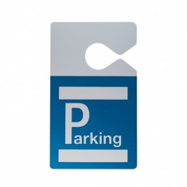 Badge parking, couleur, s'accroche au rétroviseur