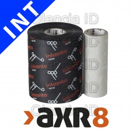 Ruban transfert thermique 40 mm x 300 M Résine Premium AXR 8 Mandrin 25,4mm encrage intérieur