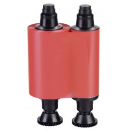 Ruban rouge pour EVOLIS Pebble4, Dualys3, Securion, Quantum2 - 1000 Faces